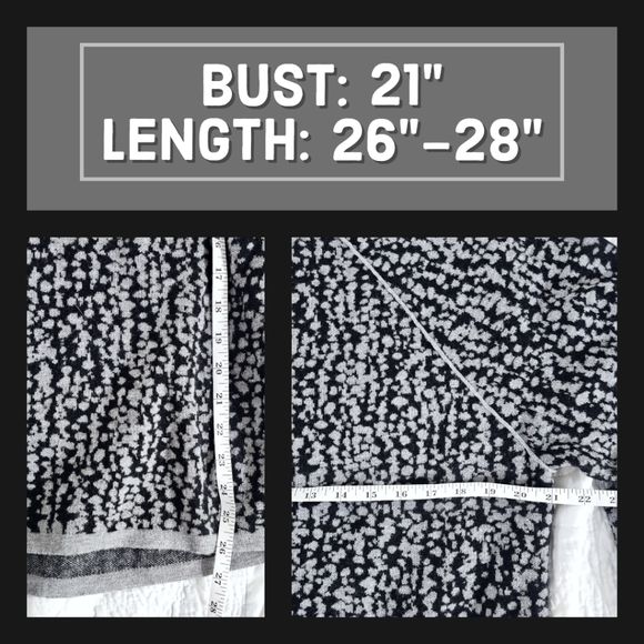 Halston Heritage - Cashmere Blend Black & Gray Pattern Sweater with Pockets - Picture 3 of 4